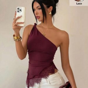Top asimétrico casual