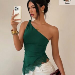 Top asimétrico casual