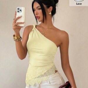 Top asimétrico casual