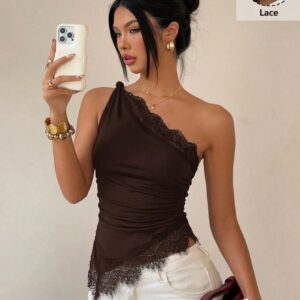 Top asimétrico casual